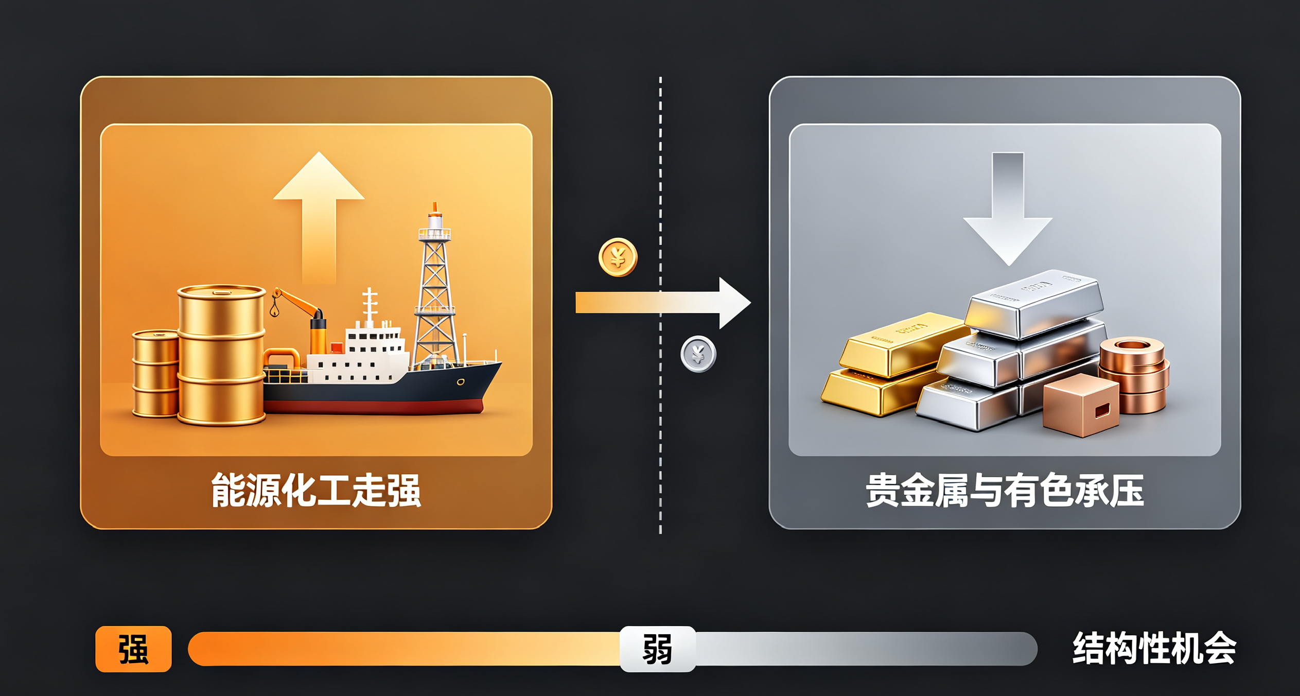 期货行情09‑11：盘面剧烈分化，油强金弱成为日内主线示意图