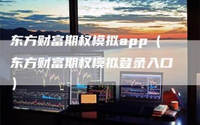 东方财富期权模拟app（东方财富期权模拟登录入口）