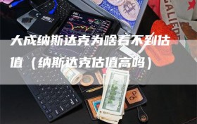 大成纳斯达克为啥看不到估值（纳斯达克估值高吗）