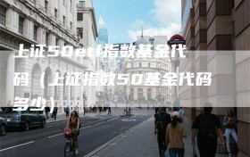 上证50etf指数基金代码（上证指数50基金代码多少）