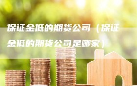 保证金低的期货公司（保证金低的期货公司是哪家）