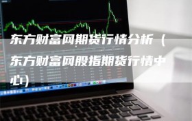 东方财富网期货行情分析（东方财富网股指期货行情中心）