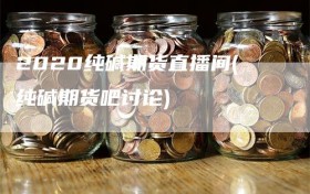 2020纯碱期货直播间(纯碱期货吧讨论)