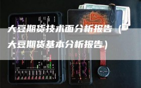 大豆期货技术面分析报告（大豆期货基本分析报告）