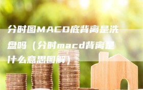 分时图MACD底背离是洗盘吗（分时macd背离是什么意思图解）