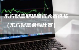 东方财富期货模拟大赛选拔（东方财富金融比赛）