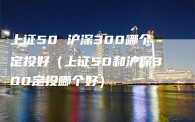 上证50 沪深300哪个定投好（上证50和沪深300定投哪个好）