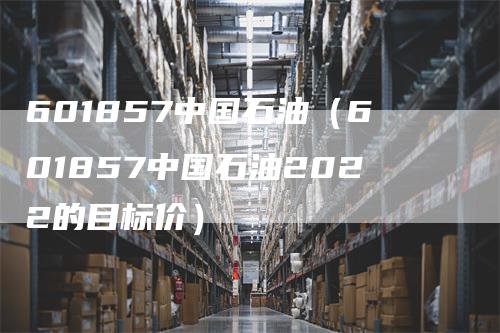 601857中国石油（601857中国石油2022的目标价）