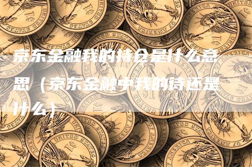 京东金融我的持仓是什么意思（京东金融中我的待还是什么）