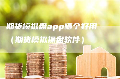 期货模拟盘app哪个好用（期货模拟操盘软件）