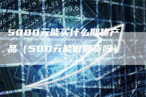 5000元能买什么期货产品（500元能做期货吗）